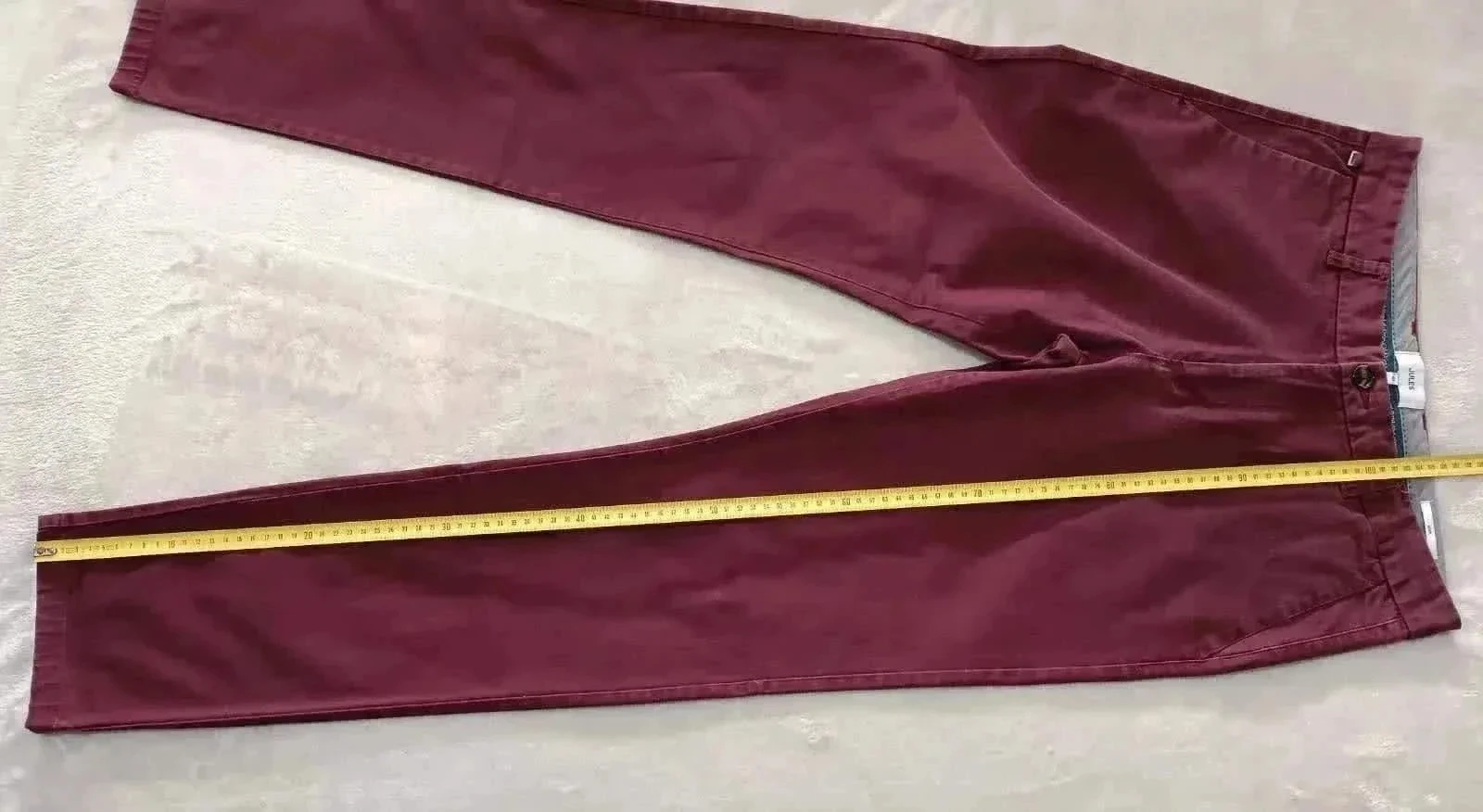 Pantalón chino Jules slim burdeos Talla 40 – photo 14